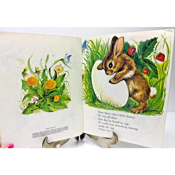 Vtg 1982 The Golden EGG Book Margaret Wise Brown. Little Golden Rabbit Duck - Picture 4 of 8
